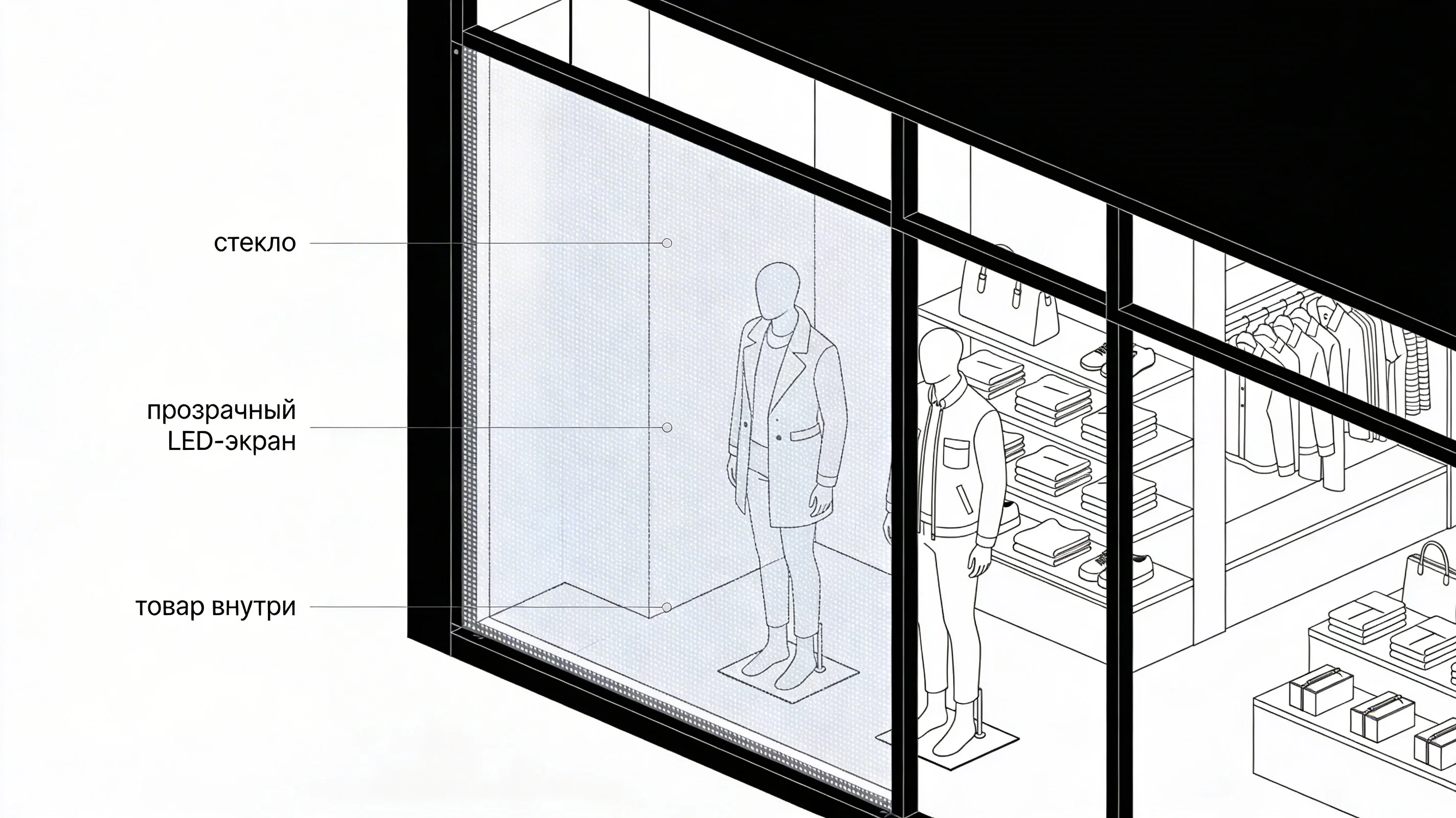 Витрина в магазине