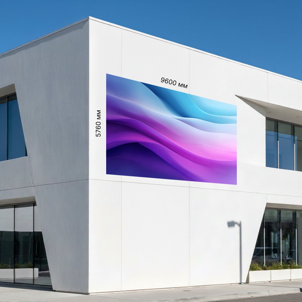 Светодиодный экран 9600 х 5760 мм (Р 8)